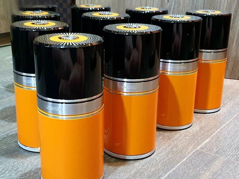 Thiết kế đơn giản nhưng sang trọng của hộp bảo quản 7 điếu xì gà thượng hạng